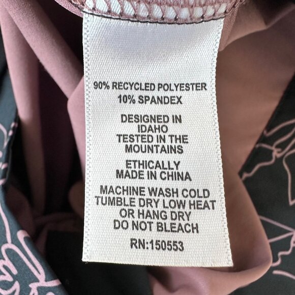 Wild Rye Womens Ruby Mountain Bike Shorts Size 6 Mauve Leaf Activewear Outdoor - Picture 7 of 10